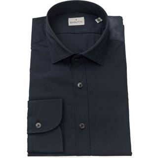 Bagutta Blue Cotton Men Shirt