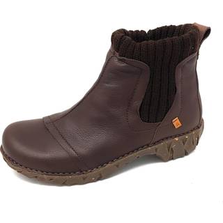 El Naturalistatil kvinder. 2NE233120005_012 Ankelstøvler Ne23 Natural Grain Brown brun brun (36), Læder, 3-5 cm, Ingen, Casual