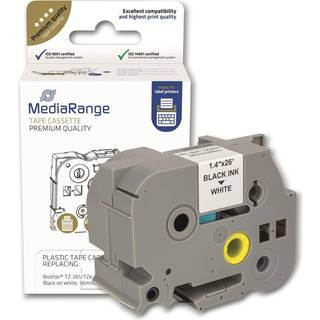 MediaRange - label tape - laminated - 1 cassette(s) - Roll (3.6 cm x 8 m) (alternative for: Brother TZ-261 Brother TZe-261)