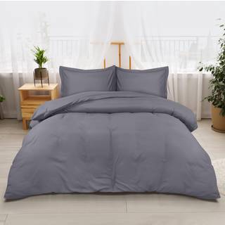 UTOPIA STEDDING DUVET -COVER CAL KING ST?RRELSE - 1 DUVET -D?KNING MED 2 PILLOW SHAMS - 3 stykker STEDDING DUVET -D?KNING MED LYSIPPER Lukning -