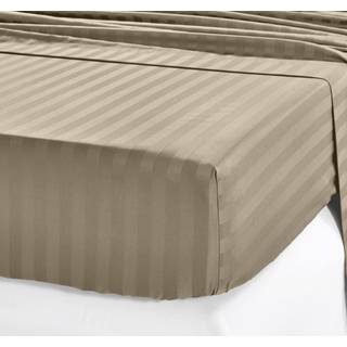 Californien design den luksus bomuldssaten damask stribe fuld monteret ark - blød 100% bomulds sateen dyb lomme bund monteret ark hotel kvalitet