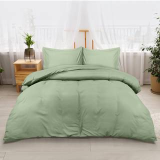 Utopia Bedding Duvet Cover King Size Set - 1 Dyne -d?kning med 2 pude shams - 3 stykker dyneomslag med lynl?s lukning - ultra bl?d b?rstet mikrof