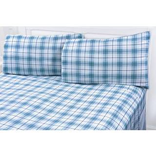Mellanni Cotton Flannel Sheet Set - Dobbelt børstet for ekstra blødhed og komfort - Deep Pocket Fitted Sheet op til 16 """" - 3 stykker sæt (Twin X
