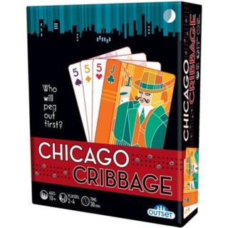 Chicago Cribbage Card Game - Cribbage med en twist - Indeholder 80 kort - for 2 til 4 spillere i alderen 10 ?r og ope med start