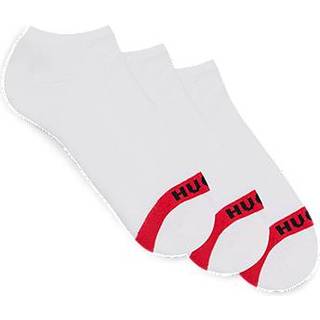 HUGO 3 Pack Low Cut Socks White