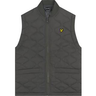 Lyle And Scott Drenge Vatteret Vest W635 Gunmetal
