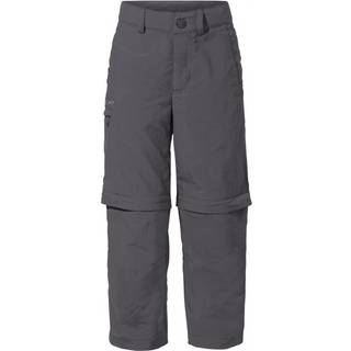 Vaude Kid's Detective Antimos Zip-Off Pants Zip off-bukser Børn størrelse 110/116 farve grå/blå