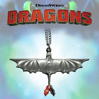 How to Train Your Dragon Necklace with Pendant Toothless Limited Edition