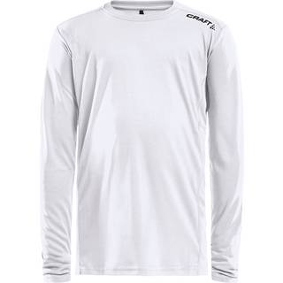 Craft 1907366 rush ls tee jr Børn / Sports T-shirt / T-shirt WHITE 146/152