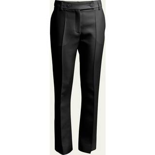 Valentino CrÃªpe Couture mid-rise straight pants - black - XL