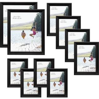 MCS 10pc Multi Pack Picture Frame Value Set - To 8x10 i fire 5x7 i fire 4x6 i sort (65508)