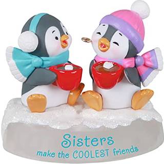 Hallmark keepsake Christmas Ornament 2021 Sisters and Friends Penguins