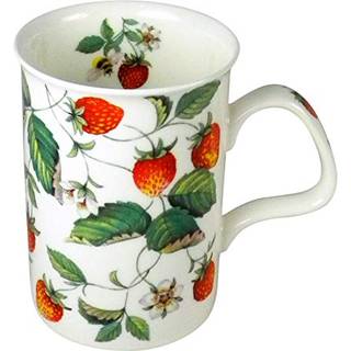 Roy Kirkham Alpine Strawberry Chintz Te eller kaffekrus Fine Bone China England