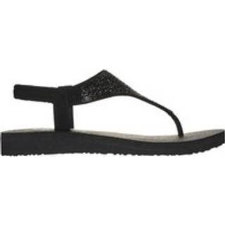 SKECHERS Dame Meditations Sandaler Sort