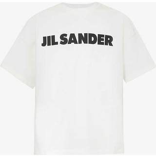 Men's Short Sleeved Logo T-Shirt in Natural - S