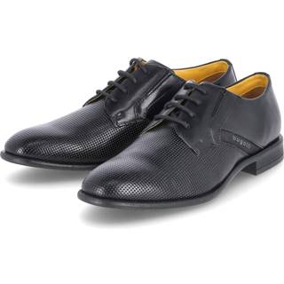 bugatti Herren Derby schwarz Glattleder
