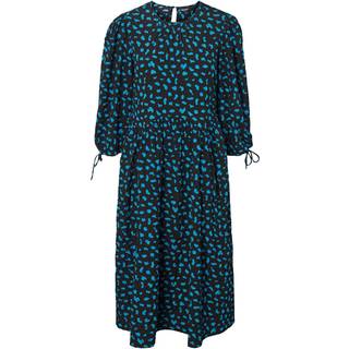 Anemone Midi Kjole - Blue Aster - XS - PIECES