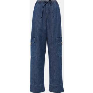 Valentino VGold wide-leg cargo jeans - blue - S
