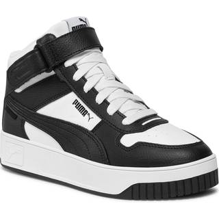 Women&#39;s Puma Carina Street Mid&#39;s Sneakers, White, Size 38.5, Shoes - Black - 38.5
