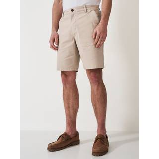 Crew Clothing Crew Clothing Natural Classic Bermuda Cotton Stretch Chino Shorts
