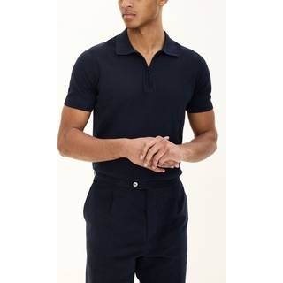 Oscar Jacobson - Slim Fit Finstrik Polo - størrelse M - Herre