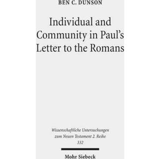 Individual and Community in Paul's Letter to the Romans