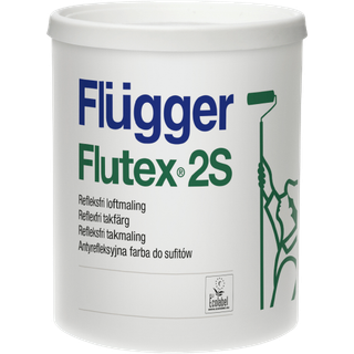 Svanemærket Loftmaling - Flügger Flutex 2S 0,75 L Hvid