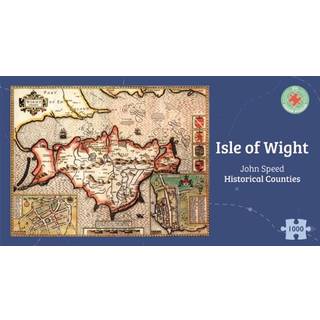 Isle of Wight Historical 1610 Map 1000 Piece Puzzle