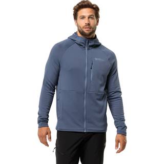 Jack Wolfskin Men's Kolbenberg Hooded Full Zip Evening Sky, M