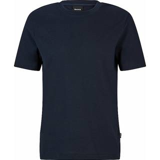 T-shirt i bomuldsblanding med jacquardboblestruktur