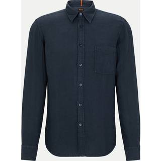 BOSS Relegant 6 Long Sleeved Shirt Navy