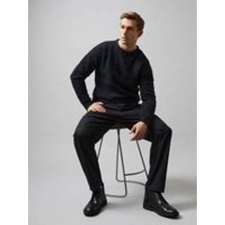 French Connection French Connection Blue Twisted Boucle Crew Neck Jumper