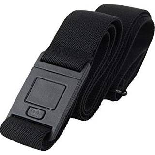 Beltaway let justerbar Intet show Elastiske b?lter til kvinder - Invisible Flat Buckle Buckless Stretch Belts Soft -Slip - Ideel til jeansbukser