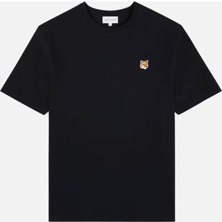 Maison Kitsune Fox Head Patch T Shirt Black