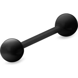 16 mm Fleksibel Sort Akryl Barbell