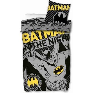 Batman sengetøj - 140x200 cm - In the night - Vendbart dynebetræk - Batman sengesæt i 100% bomuld