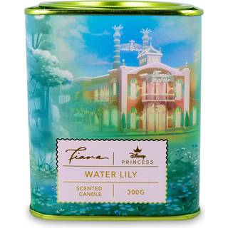 Disney Princess Home Collection Tiana 11-ounce duftende teband med vand lilje aromatisk duft | 28-timers forbr?ndingstid | Hjemindretning Husopva