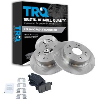 TRQ bag keramisk skivebremsepude & rotorer sæt til Honda Accord Acura TSX