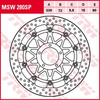 TRW Brake Disc Racing MSW280SP