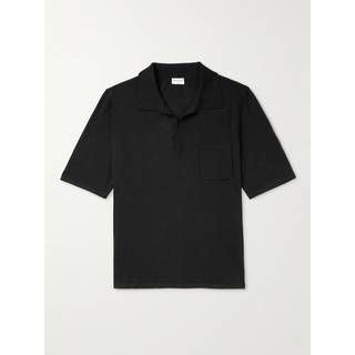 SAINT LAURENT - Wool Polo Shirt - Men - Black - S