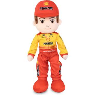 Spilletid af Eimmie NASCAR Collectible Team Penske Joey Logano Plush Figur 14 -tommer Racing Ragdukke - Baby dukke - Kvalitetsmaterialer Dukke ti
