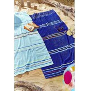 Catherine Lansfield Catherine Lansfield Set of 2 Blue Rainbow Jaquard Beach Towels
