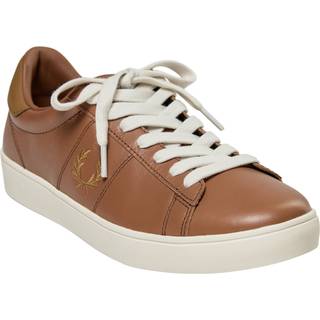Fred Perry Herren Sneaker cognac Glattleder