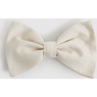 Reiss Reiss Ivory Boyle Grosgrain Silk Bow Tie