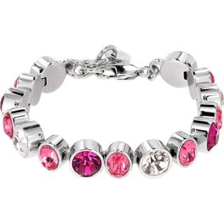 DYRBERG/KERN ELAINE ARMBÅND 440125 (Silver, Pink, ONESIZE)