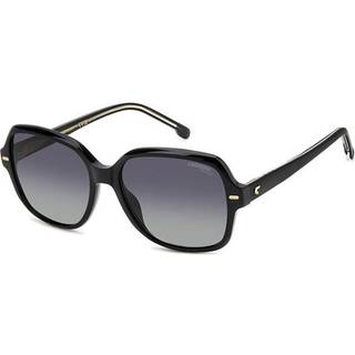 Carrera Kvinde CARRERA 3028/S 807/WJ Solbriller Acetat Sort Grå Firkantet Polariseret Skygge