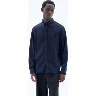 Filippa K Zachary Lyocell Shirt Navy