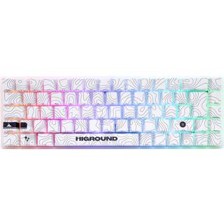Higround SNOWSTONE Base 65 Hotswap Gaming Tastatur - ISO Nordic [White Flame]