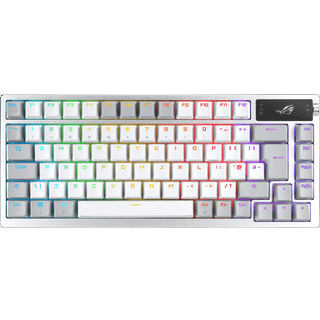Asus ROG Azoth Trådløs Gaming Tastatur [ROG NX Snow] - Moonlight Hvid