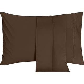 Utopia Bedding Queen Pillow Cases - 2 Pack - Konvolutlukning - Blød børstet mikrofiberstof - Krympning og fade resistent pude dækker 20 x 30 tomm
